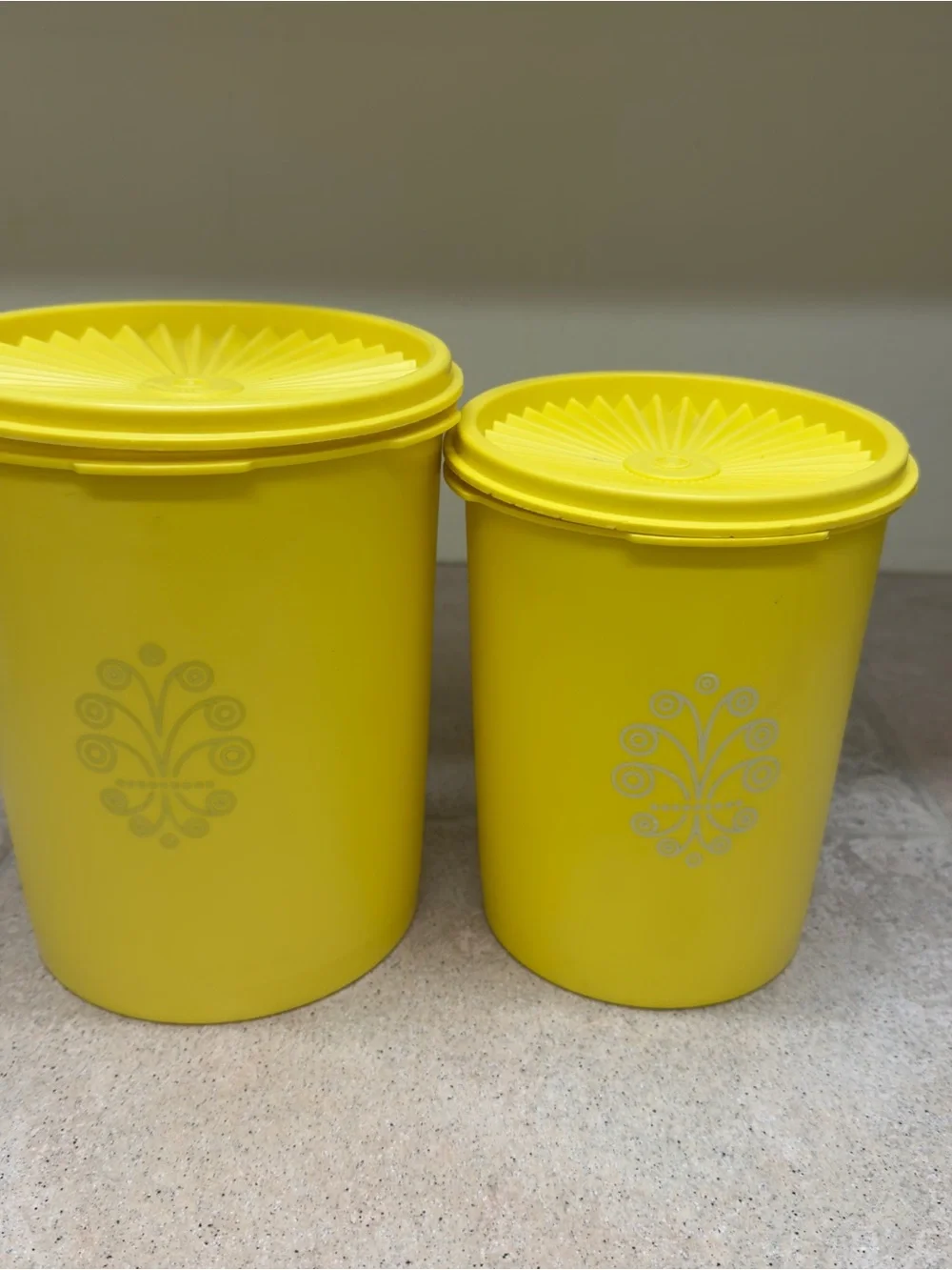 Tupperware two canisters